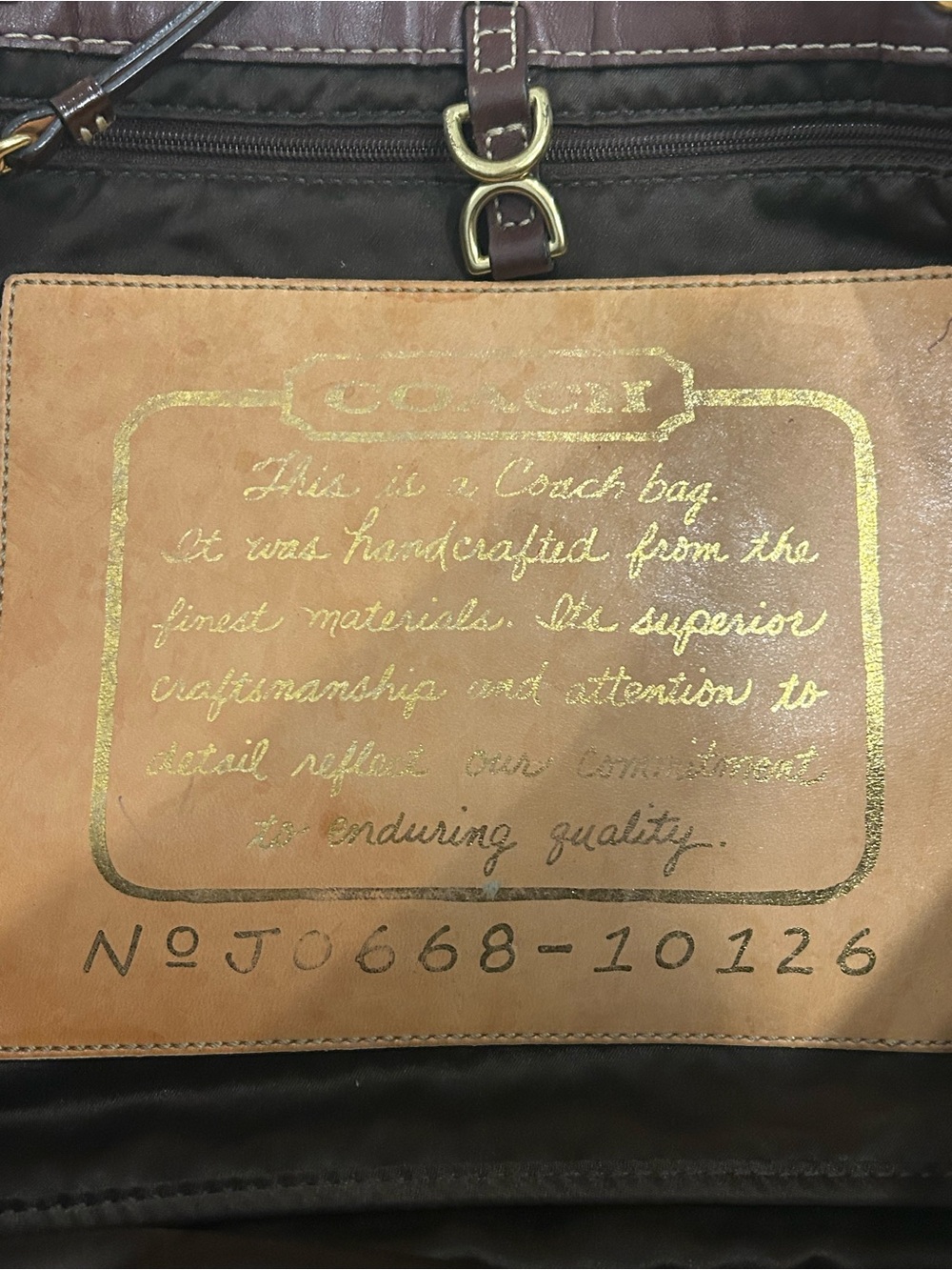 Coach Brown Leather Luxury Bag ๐๐ค - Picture 8 of 9